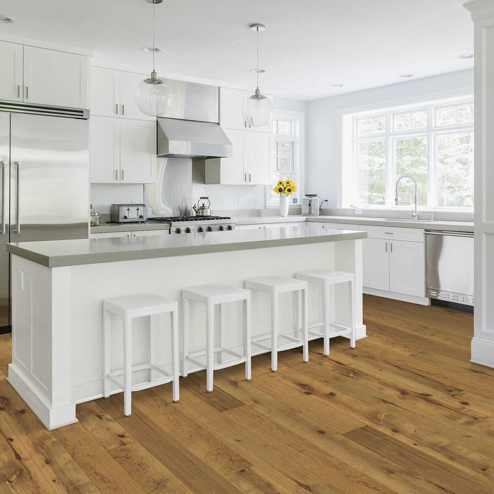 Kitchen hardwood flooring | Derailed Commodity Flooring & Furniture