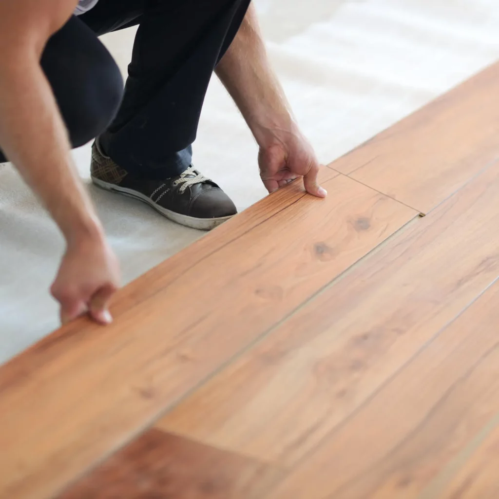 Laminate flooring installation | Derailed Commodity Flooring & Furniture
