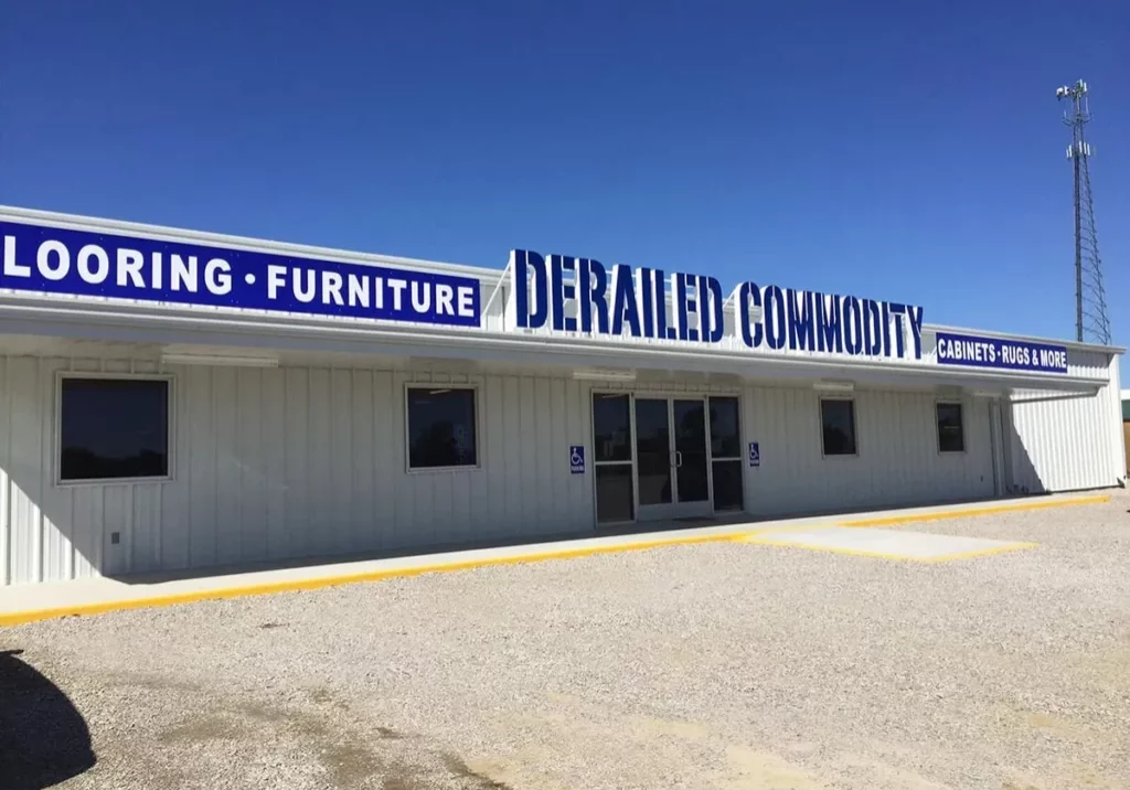 Store front | Derailed Commodity Flooring & Furniture